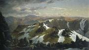 north east view from the northern top of mount kosciuszko, Eugene Guerard